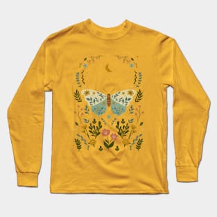 Boho Butterfly Long Sleeve T-Shirt